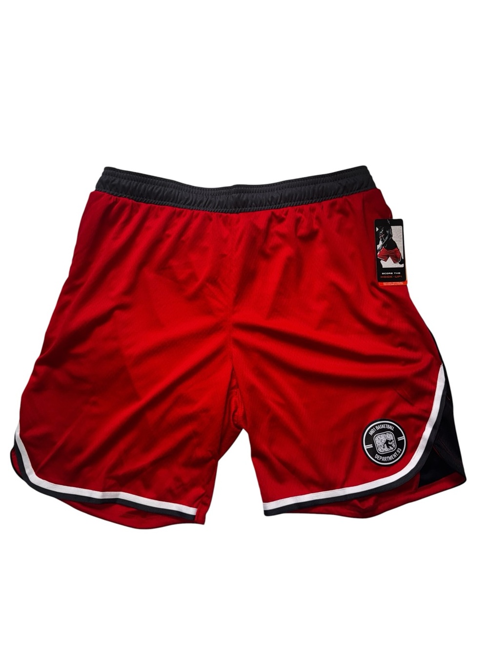 AND1 Hoop Basketball Shorts Red Size 2XL
